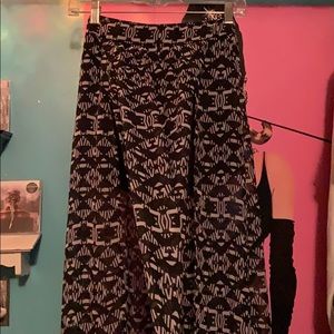 Double front slit SEXY long skirt